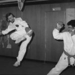 Martin with Flying reverse side kick