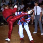 Kim Stone preforming Axe Kick at World Championships