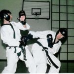 Tim and Terry Sparring at Evesham Taekwondo School