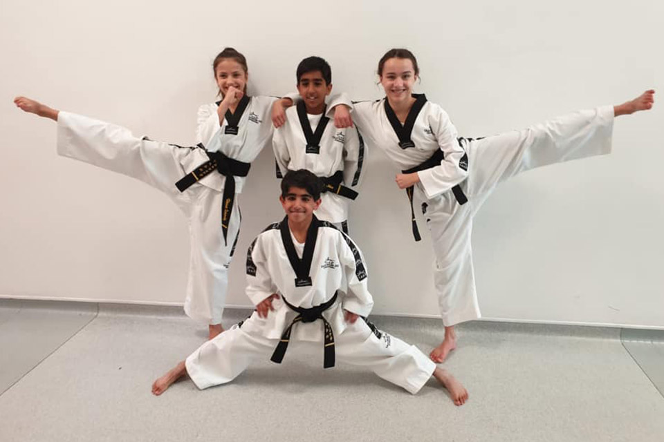 Bromsgrove Younger Black Belt Students