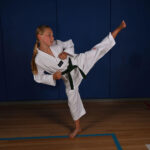 Lauren with a High side kick