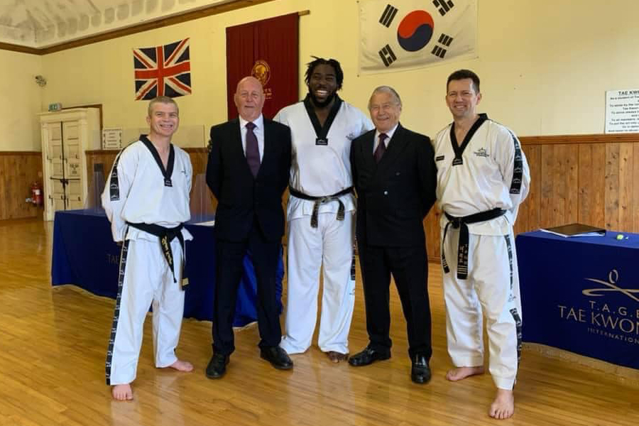 A Black Belt Grading at the TAGB Bristol Academy